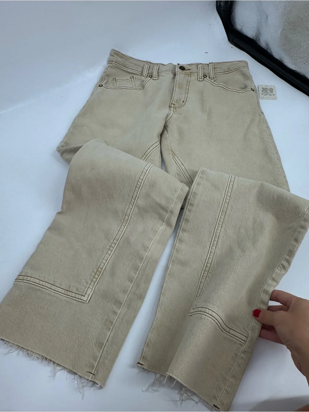 NWT Free People We The Free People Risk Taker High Rise Straight Leg Jeans 2